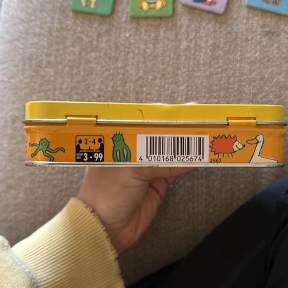 HABA Mini Lotto Number 19 Miniature Travel Tin Set of 4 Bingo From Germany - Picture 10 of 15